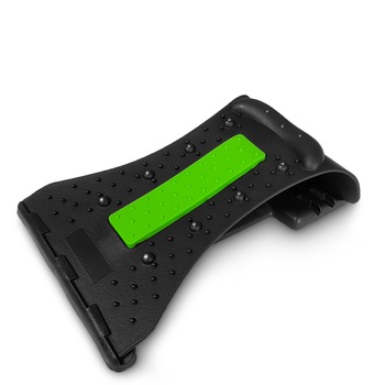 Dispozitiv pentru zona cervicala ZAJA®, pentru intinderea, masajul si relaxarea gatului si spatelui, suport pentru tractiune si decompresie vertebrala, verde Dispozitiv pentru zona cervicala ZAJA®, pentru intinderea, masajul si relaxarea gatului si spatelui, suport pentru tractiune si decompresie vertebrala, verde