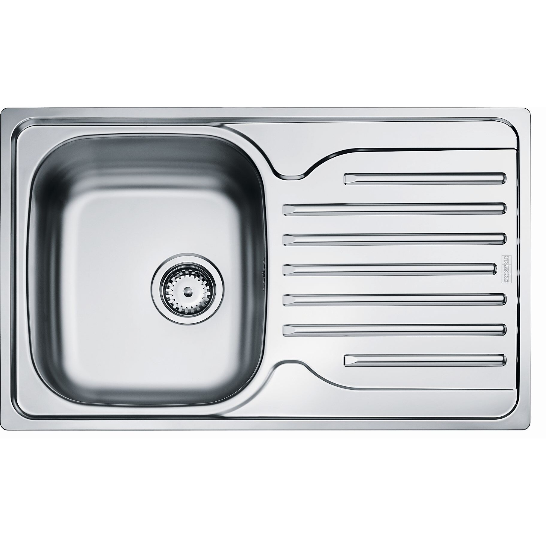 Chiuveta Franke PXN 611-78, Inox lucios, 780X490mm, picurator stanga, adancime cuva 170mm