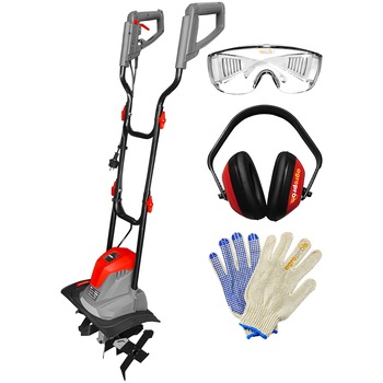 Set Motosapa electrica Dedra DED8709, putere 1050 W, latime lucru 36 cm, maner pliabil, ochelari, antifoane, manusi protectie AgroPro Set Motosapa electrica Dedra DED8709, putere 1050 W, latime lucru 36 cm, maner pliabil, ochelari, antifoane, manusi protectie AgroPro