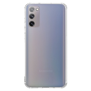 Husa compatibila Samsung Galaxy S20 FE - Silicon Gel, Antisoc, AntiDust - Gekko Airbags Slim, Transparenta Husa compatibila Samsung Galaxy S20 FE - Silicon Gel, Antisoc, AntiDust - Gekko Airbags Slim, Transparenta