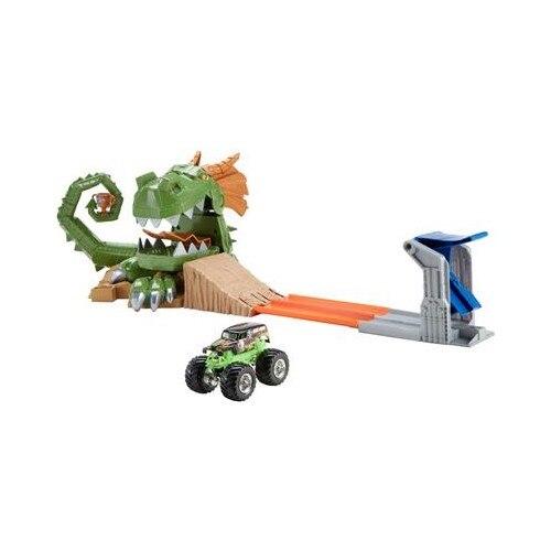 Hot wheels monster jam cheap dragon arena attack playset