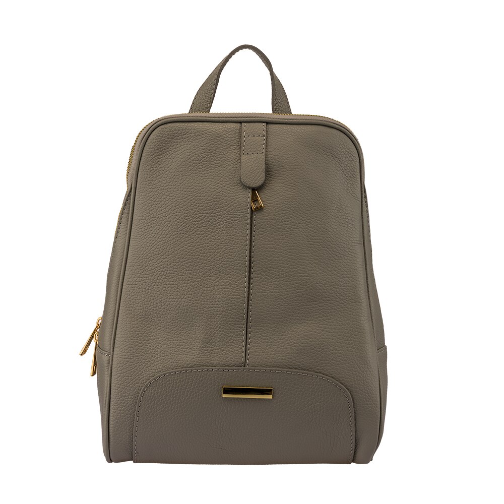 Rucsac dama,piele,Toro Nero,Maja, gri