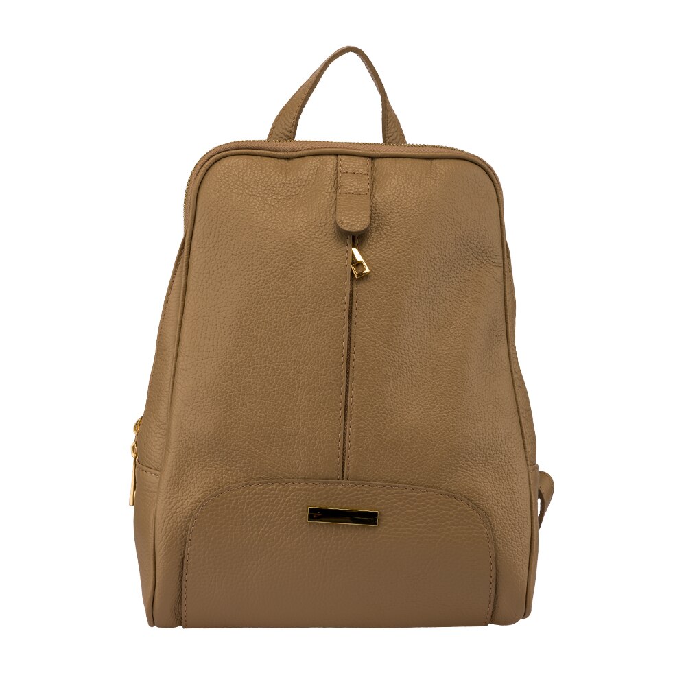 Rucsac dama,piele,Toro Nero, Maja,taupe