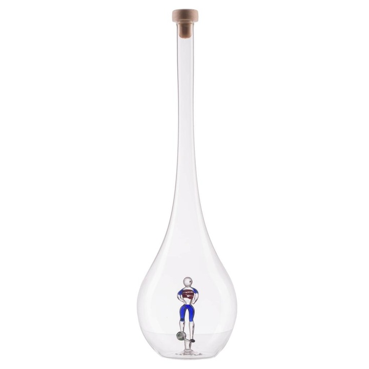 Sticla balon alungit 500 ml cu fotbalist