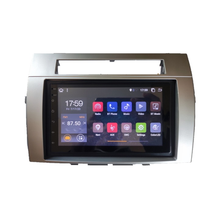 Мултимедия с навигация ZT, за Toyota Corolla, Verso 2004-2009, Android, 8+2+32, 9122+R3