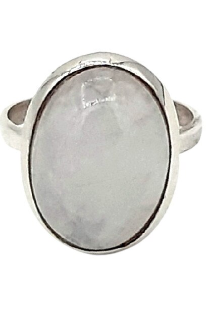 Inel Argint 925 Dafina cu piatra lunii marime 18