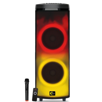 Boxa bluetooth portabila RIF REFCO ® RF-2202-12 , putere 400W , lumini disco, bass puternic, slot MicroSD, radio FM , AUX , intrare USB, slot pentru microfon karaoke si chitara , display LED, microfon si telecomanda incluse , negru Boxa bluetooth portabila RIF REFCO ® RF-2202-12 , putere 400W , lumini disco, bass puternic, slot MicroSD, radio FM , AUX , intrare USB, slot pentru microfon karaoke si chitara , display LED, microfon si telecomanda incluse , negru