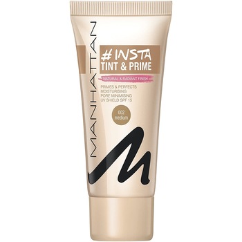 Fond de ten Manhattan Insta Tint And Prime, 002 Medium, 30 ml Fond de ten Manhattan Insta Tint And Prime, 002 Medium, 30 ml