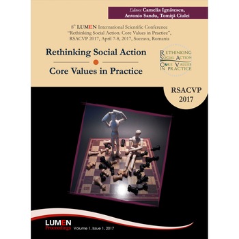 Rethinking social action, core values in practice 2017, editori Camelia Ignatescu, Antonio Sandu, Tomita Ciulei, 1015 pagini Rethinking social action, core values in practice 2017, editori Camelia Ignatescu, Antonio Sandu, Tomita Ciulei, 1015 pagini