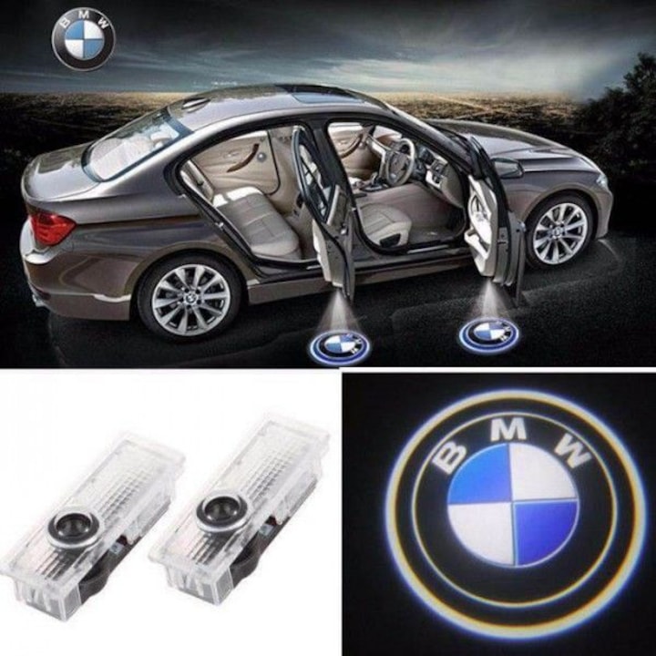 OEM LED fényszóró logó készlet, hologram, BMW E90, E60, F10, F01, 3/5/6/7 sorozat kompatilibis