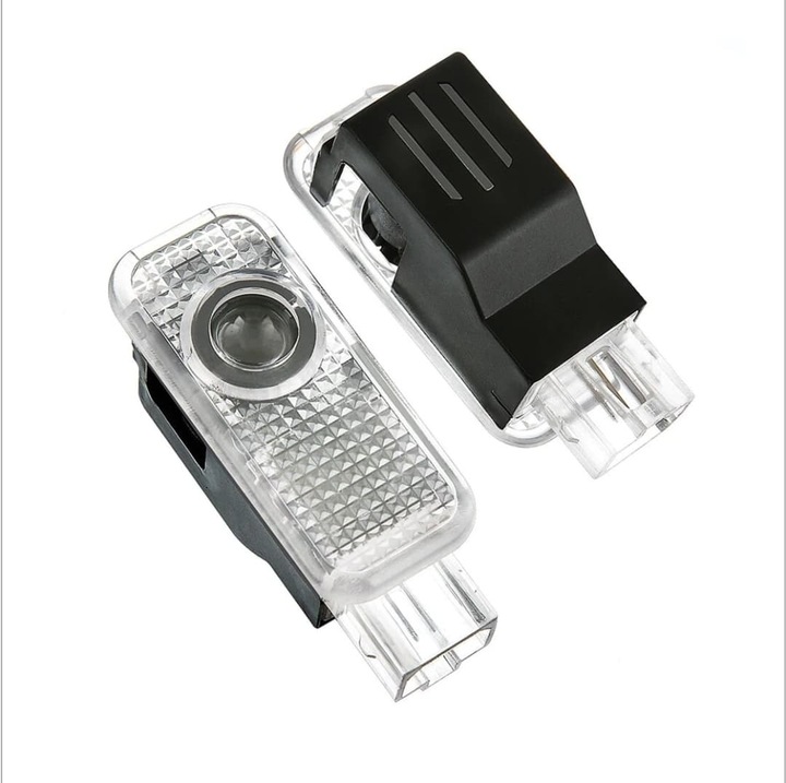 Set 2 Lampi Portiere Auto, AutoREY®, Compatibile Audi A3, A4, A5, A6, A7, Q3, Q5, Q7, Lampi Usi Auto Cu Logo Proiectie Tip Holograma, Tehnologie LED, Instalare Plug & Play, Lumina Clara Si Vizibila, Design Premium, Rezistente, Durabile