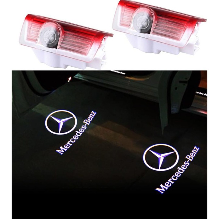 2 Stk LED Laser Projektor Türlicht für Mercedes S-Klasse W221 V