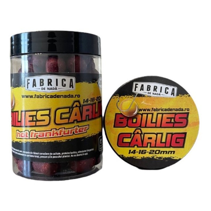 Boilies carlig Hot Frankfurter, Fabrica de Nada, 200gr