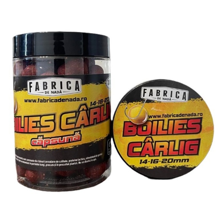 Boilies carlig Capsuna, Fabrica de Nada, 200gr
