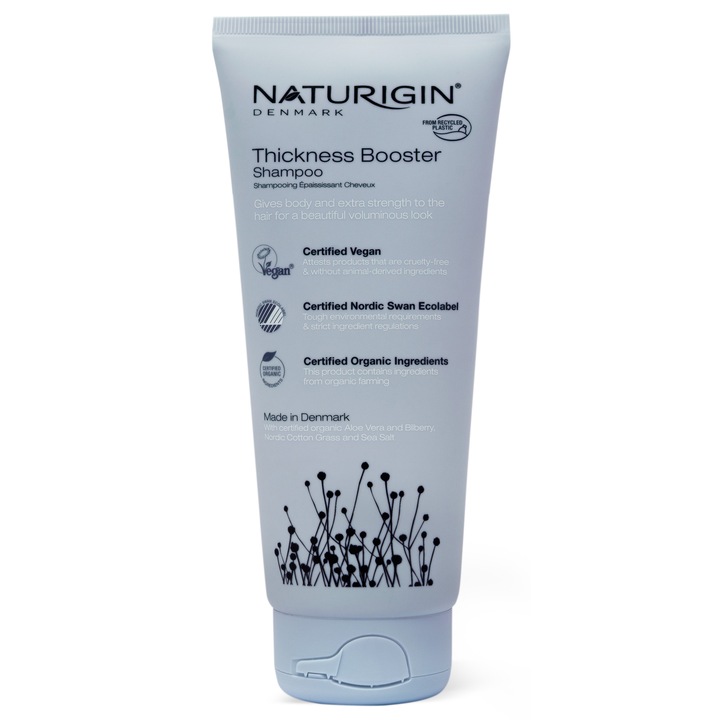 Sampon pentru volum, ingrosarea si fortifierea parului subtire Naturigin Thickness Booster, 200ml