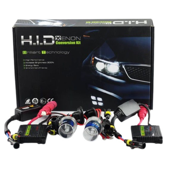 Kit xenon balast slim digital 35W 12V H1 6000K