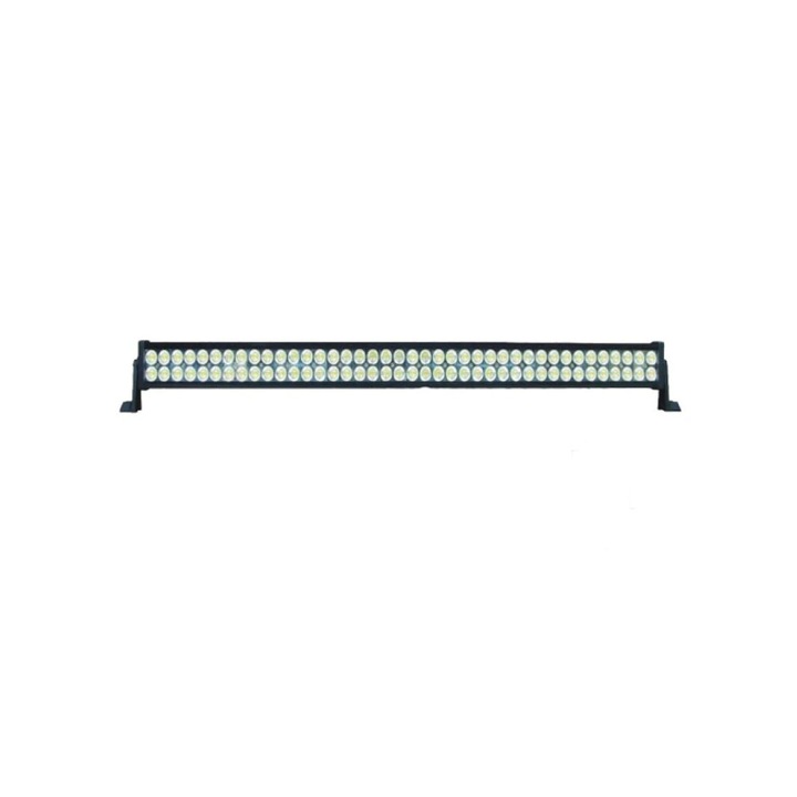 Професионален автомобилен LED проектор KlaussTech, с поддръжка, предназначен за офроуд, 80 светодиода, мощност 240 W, 12 - 36 V, IP68, сплав - алуминий, живот 50 000 часа, черен