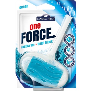 Odorizant pentru Toaleta General Fresh One Force Ocean, 40g, Parfum Marin Odorizant pentru Toaleta General Fresh One Force Ocean, 40g, Parfum Marin