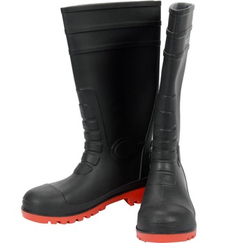 Cizme din cauciuc cu bombeu metalic Yato YT-80883, marimea 41, S5, SRA, Negre Cizme din cauciuc cu bombeu metalic Yato YT-80883, marimea 41, S5, SRA, Negre
