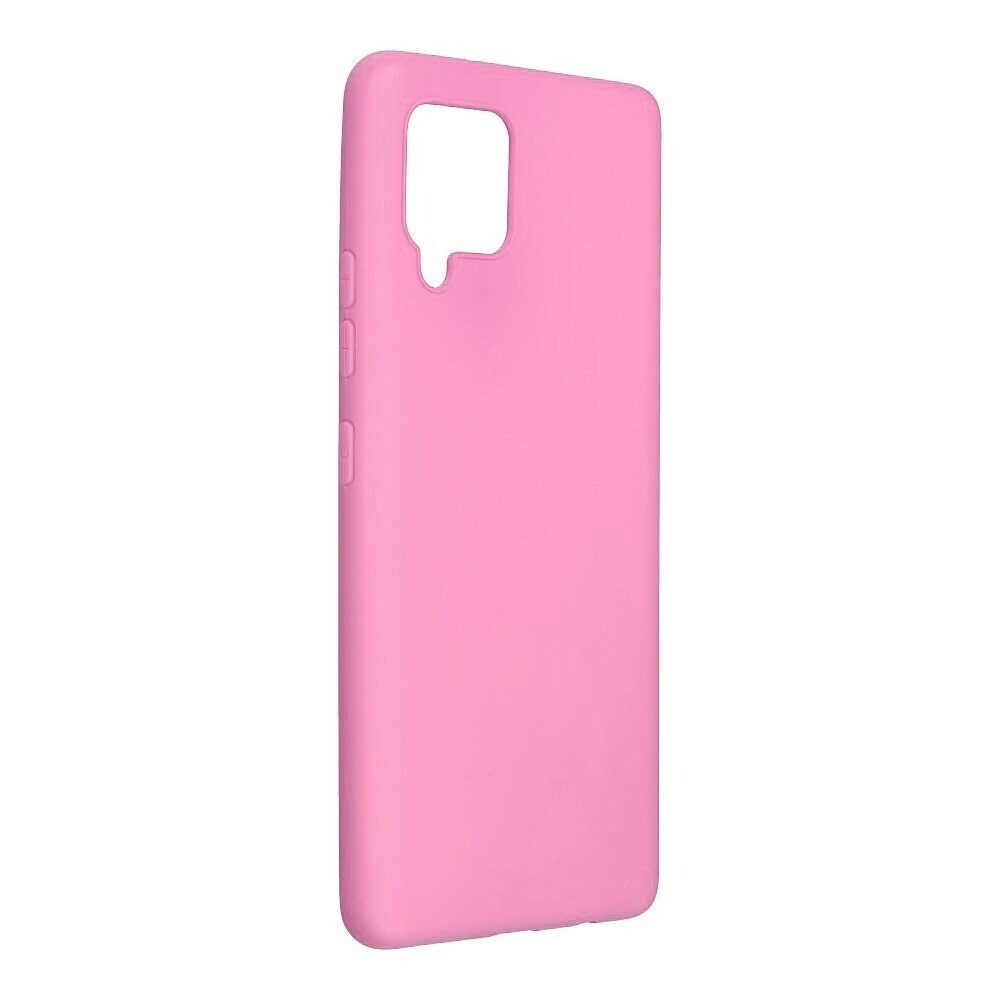 Husa Slim Pudding pentru Samsung Galaxy A42 5G, Roz Deschis