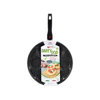 Tigaie antiaderenta cu 7 miniforme, diametru 28 cm, maner detasabil Tigaie antiaderenta cu 7 miniforme, diametru 28 cm, maner detasabil