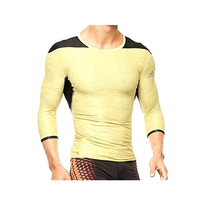 Мъжка спортна блуза Adidas TF Chill, Жълт/Черен, XS EU