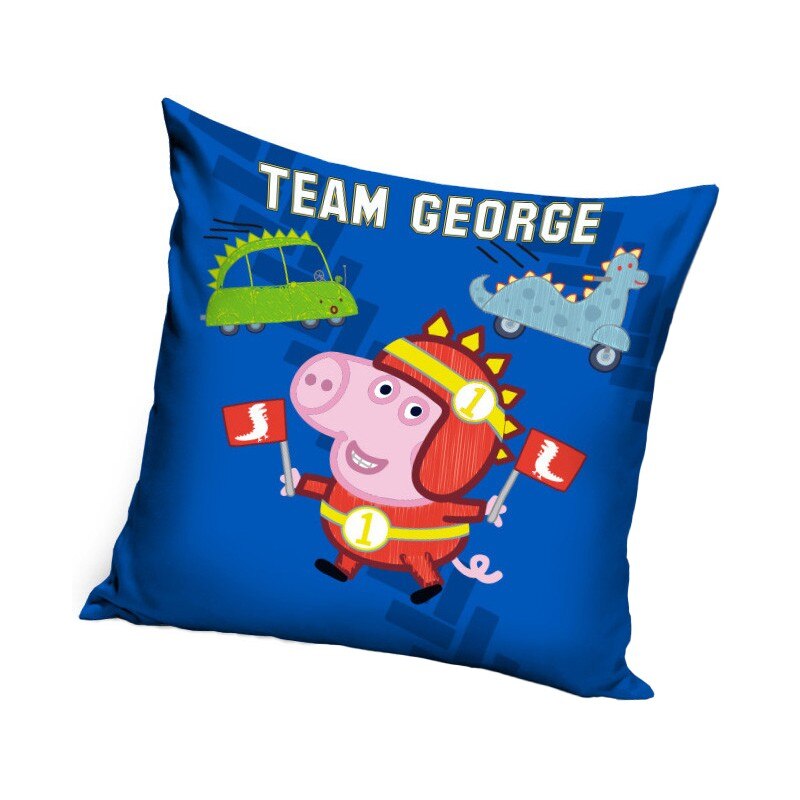 Fata De Perna Peppa Pig Team George 40x40cm, Multicolor