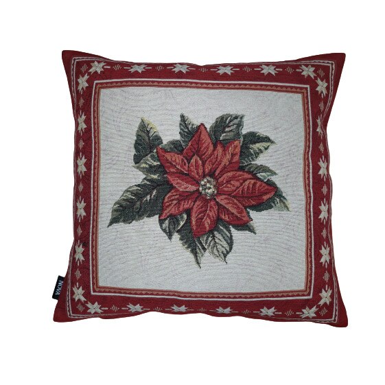Husa perne decorativa Ornaments, 45x45 cm, Nova Textile, Craciun