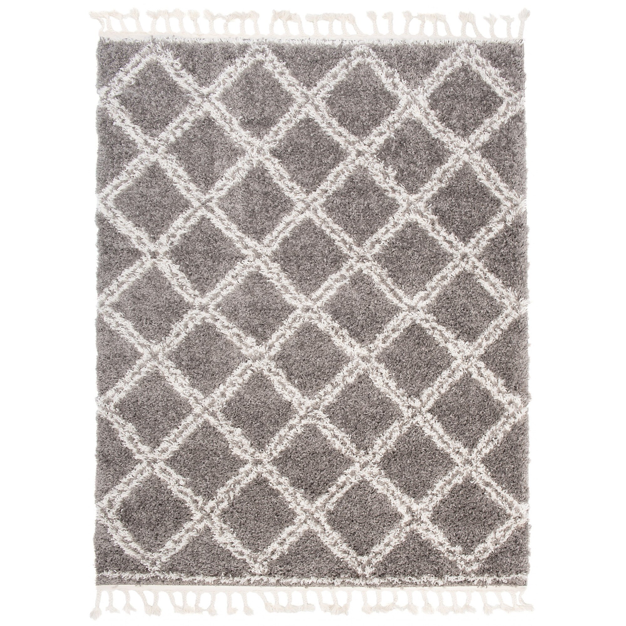 Covor Boho Fringes Modern Soft Designer Chemex G935B FRINGES gri 200x300