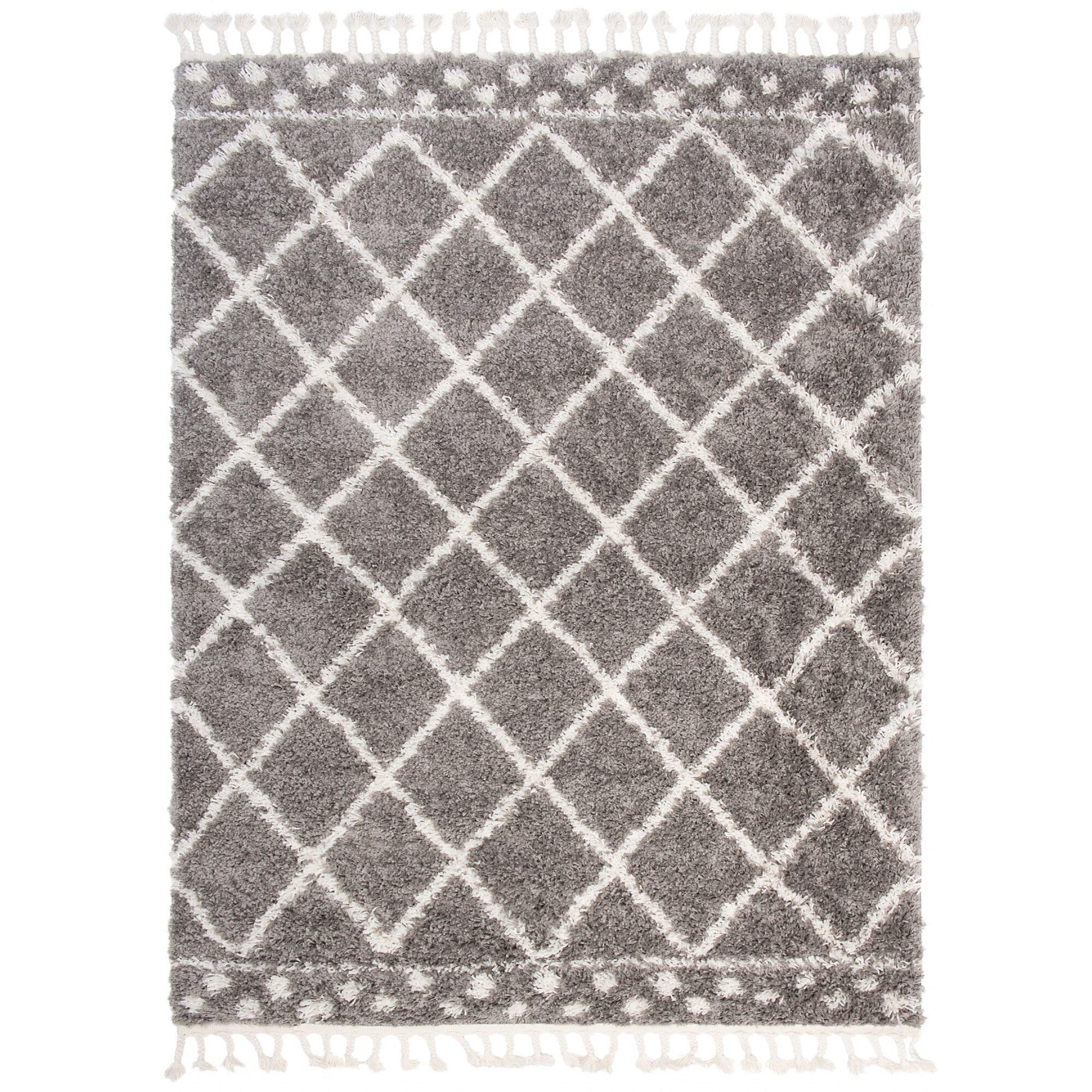 Covor Boho Fringes Modern Soft Designer Chemex F128B FRINGES cremos 200x300