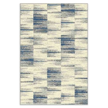 Covor sintetic Matrix 5810-1-18211, 80 x 150 cm, bej/gri/albastru, modern Covor sintetic Matrix 5810-1-18211, 80 x 150 cm, bej/gri/albastru, modern