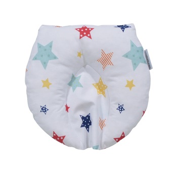 Perna pentru formarea capului bebelusului Nichiduta 20x20cm Colorful Stars Perna pentru formarea capului bebelusului Nichiduta 20x20cm Colorful Stars