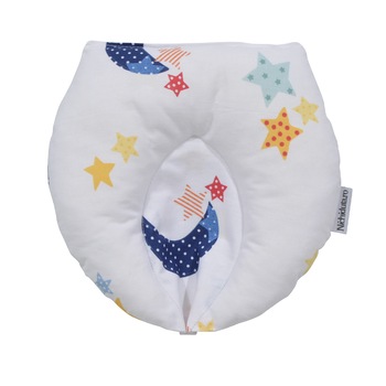 Perna pentru formarea capului bebelusului Nichiduta 20x20cm Dark Blue Moon Perna pentru formarea capului bebelusului Nichiduta 20x20cm Dark Blue Moon