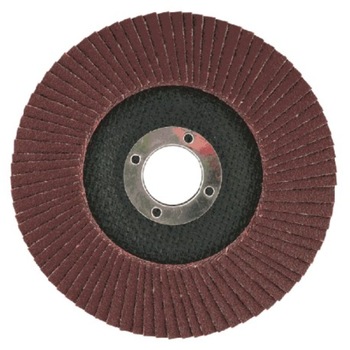 Disc Polizare Lamelar Verto, Evantai, pentru Flex, 125 x 22.2 mm, Abraziv, Granulatie K100, 1 Buc Disc Polizare Lamelar Verto, Evantai, pentru Flex, 125 x 22.2 mm, Abraziv, Granulatie K100, 1 Buc