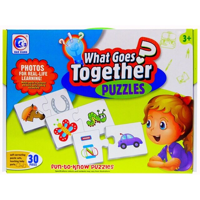Puzzle portivire imagini 30 piese - What Goes Together Puzzles