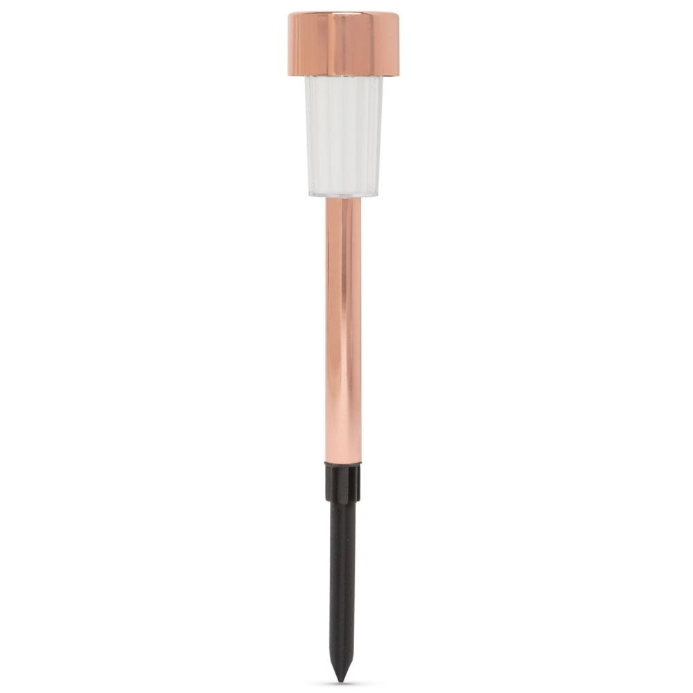 Lampa Solara LED din Metal Auriu Rose, Inaltime 30 cm