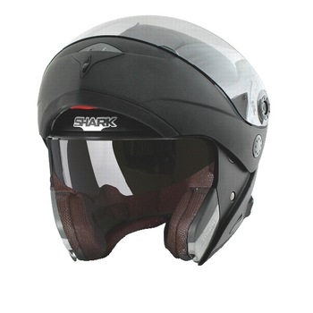 Casca flip-up Shark Openline Prime, negru/mat, marime M Casca flip-up Shark Openline Prime, negru/mat, marime M