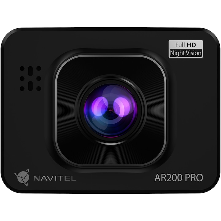 Видеорегистратор DVR Navitel AR200 PRO Night-Vision, FHD, Екран 2", 140-градусово заснемане, G-Sensor, Автоматично записване