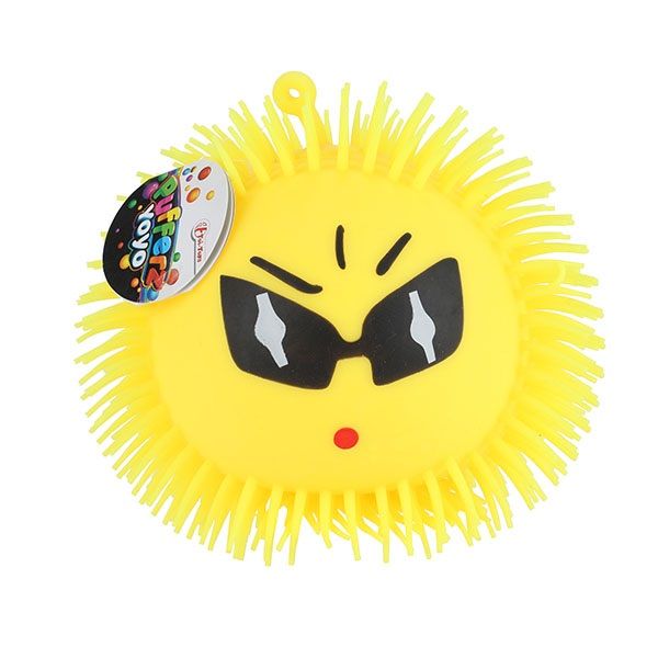 Minge antistres emoji, Toi Toys, galben, 15cm