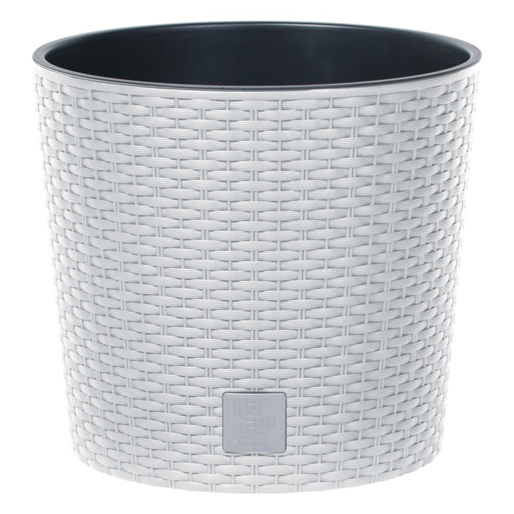 Normál edény betéttel Rato Round DRTUS250L, fehér, 25 x 22,4 cm, 8,7 L