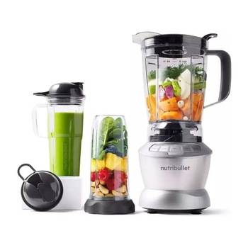 Blender Nutribullet NBF-28500-1209SL, 1200 W, 1.8 l, 3 Viteze, Accesori, Argintiu Blender Nutribullet NBF-28500-1209SL, 1200 W, 1.8 l, 3 Viteze, Accesori, Argintiu