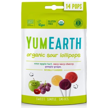 Acadele Organice Acrisoare YumEarth 14buc Acadele Organice Acrisoare YumEarth 14buc