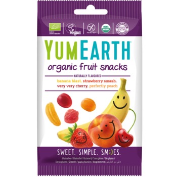 Jeleuri Organice de Fructe YumEarth 50g Jeleuri Organice de Fructe YumEarth 50g