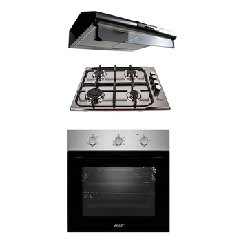 Pachet Cuptor incorporabil (0065) , 56 x 60 x 56 cm , Electric , Inox , Plita incorporabila Inox (0027) , 60 x 50 cm , Gaz butelie sau gaz natural (duze de schimb incluse) , aprindere electrica , Hota 2 motoare , Inox , putere 2x95W(9676) / SET 30003 Pachet Cuptor incorporabil (0065) , 56 x 60 x 56 cm , Electric , Inox , Plita incorporabila Inox (0027) , 60 x 50 cm , Gaz butelie sau gaz natural (duze de schimb incluse) , aprindere electrica , Hota 2 motoare , Inox , putere 2x95W(9676) / SET 30003