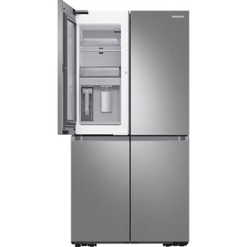 Side by side Samsung RF65A967ESR/EO, 647 l, No Frost, Showcase, Beverage Center, Triple & Metal Cooling, Cool Select+, Clasa E, H 182.5 cm, Inox Side by side Samsung RF65A967ESR/EO, 647 l, No Frost, Showcase, Beverage Center, Triple & Metal Cooling, Cool Select+, Clasa E, H 182.5 cm, Inox