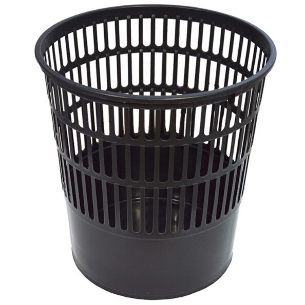 Cos birou plastic 16 L Ark, negru