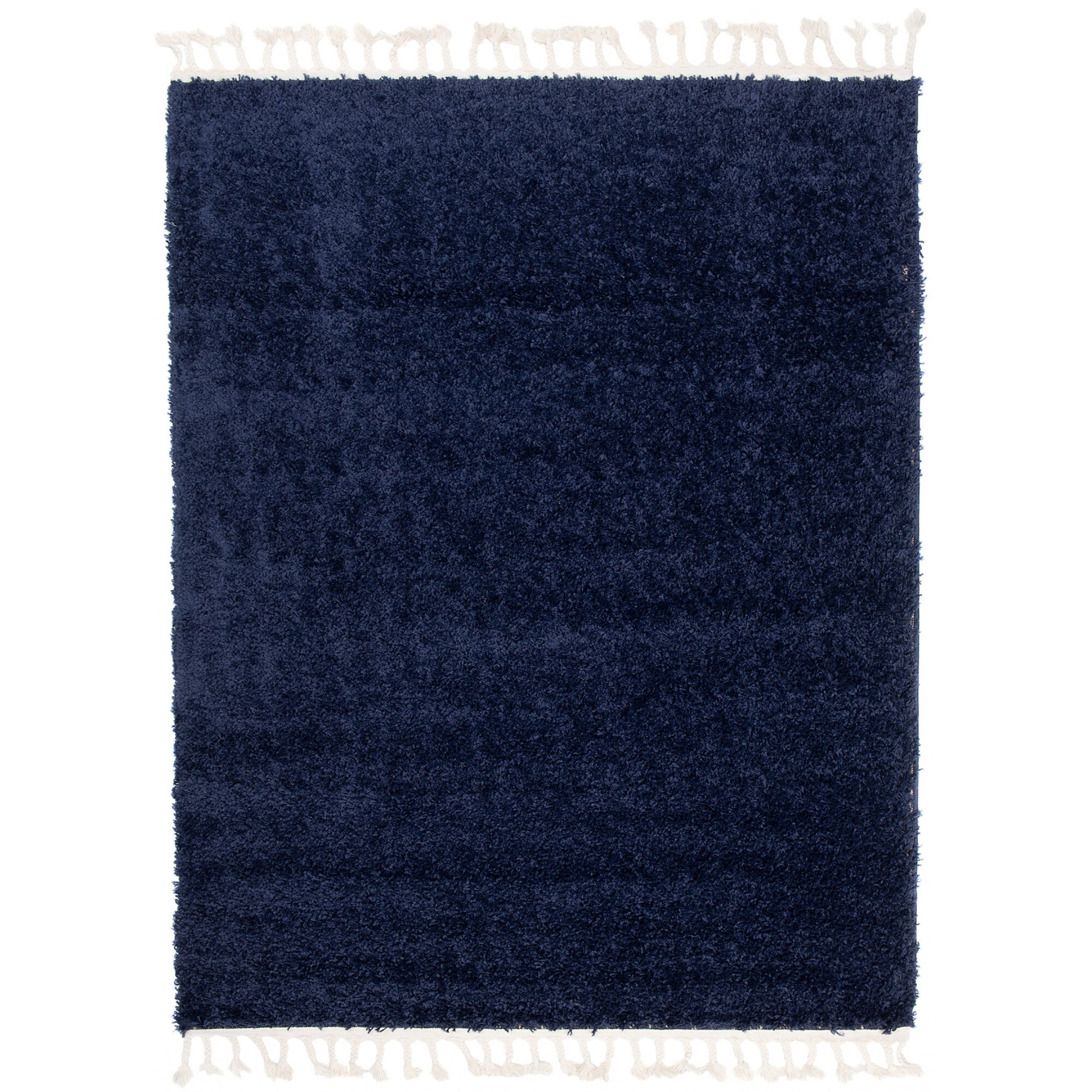 Covor Boho Fringes Modern Soft Designer Chemex P113A FRINGES albastru 80x150