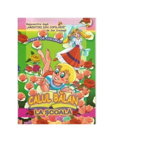 Calul balan - carte de colorat