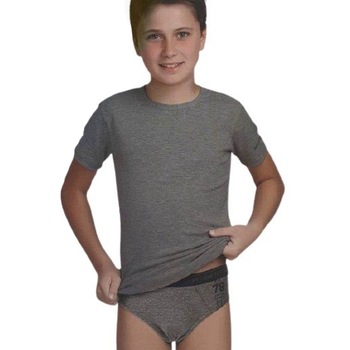 Set tricou si chiloti baieti Enrico Coveri EC4046, Gri Set tricou si chiloti baieti Enrico Coveri EC4046, Gri