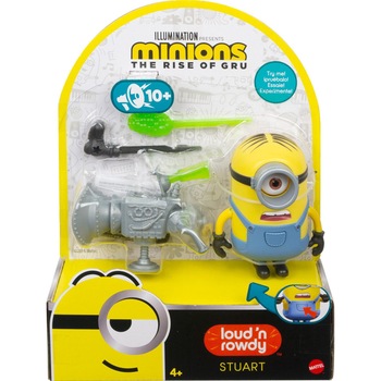 Figurina Minions, Stuart cu tunul cizma Figurina Minions, Stuart cu tunul cizma